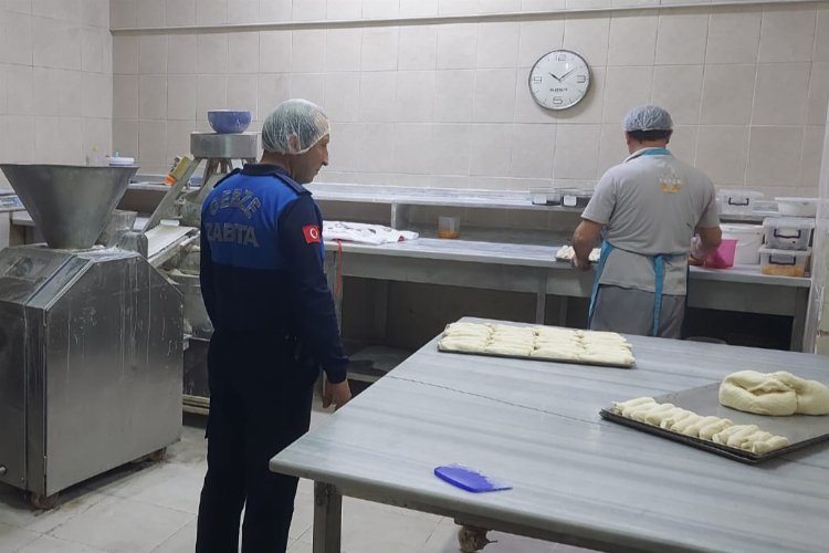 Gebze Zabıtası'ndan fırın denetimi -