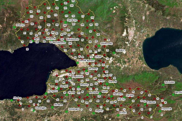 Gemlik’in toprak haritası çıkarıldı -