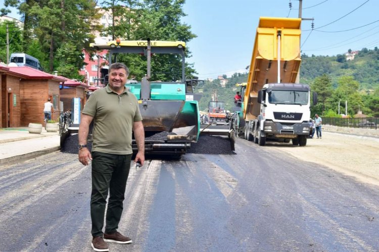 Giresun'da asfalt seferberliği -