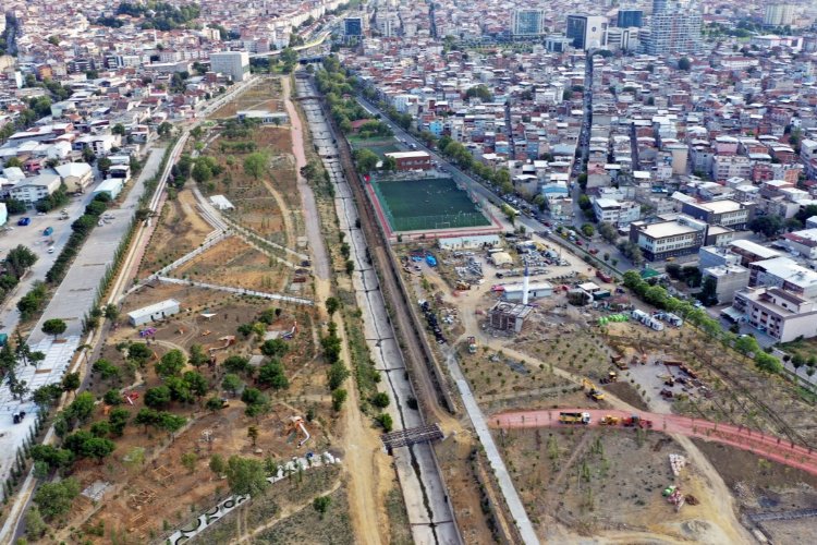 Gökdere Millet Bahçesi şekilleniyor -