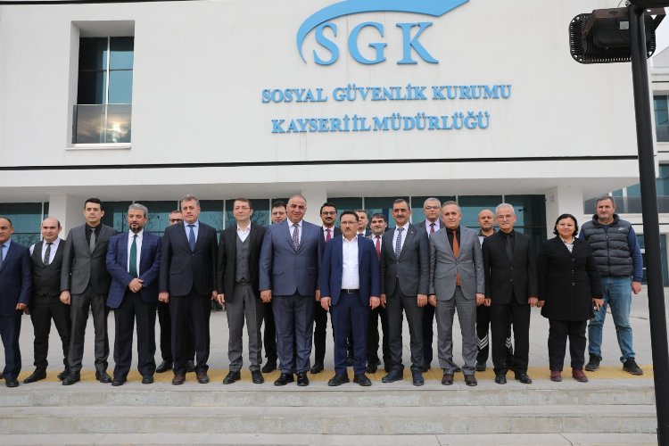 Gökmen Çiçek'ten SGK Kayseri'ye ziyaret -