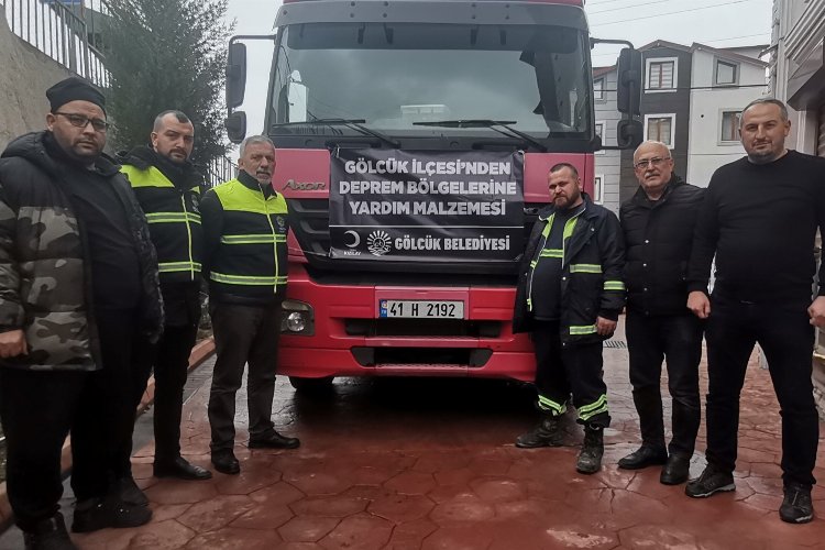 Gölcüklü hayırseverler deprem bölgesinde -