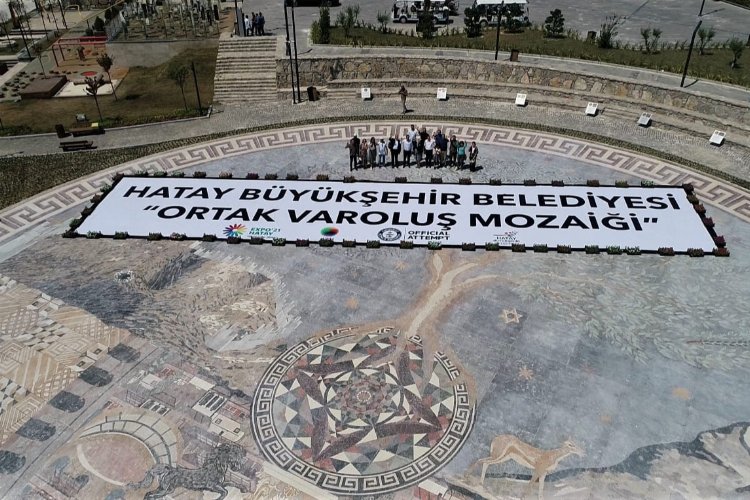 Guinness 'Hatay Mozaiği'nin detaylı ölçümlerini yaptı -