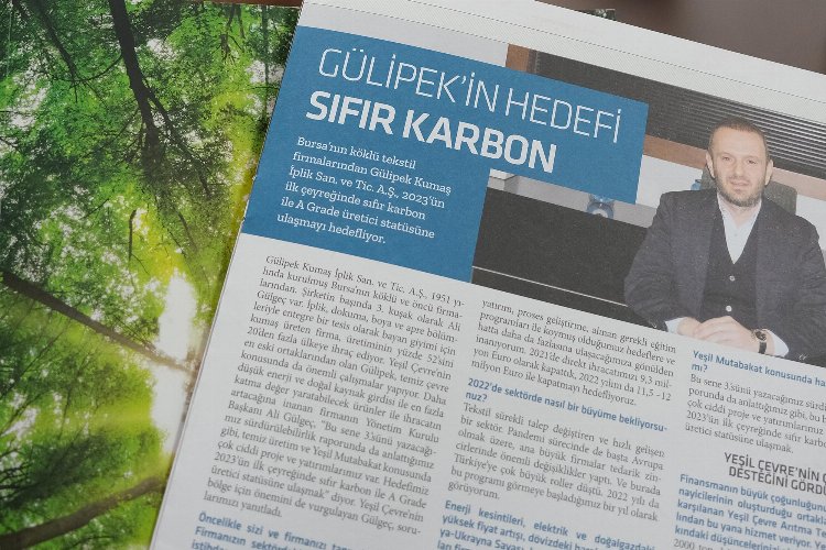 Gülipek Tekstil, Karbon Ayakizi Raporunu yayımlandı -