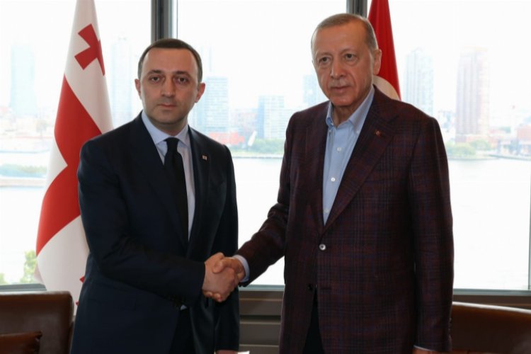 Gürcistan Başbakanı Garibaşvili'yi Türkevi'nde kabul etti -