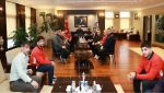 Güreş Federasyonu Başkanı Büyükgöz’ü Ziyaret Etti