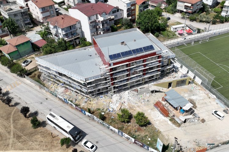 Hasan Doğan Gençlik Merkezinde kompozit cephe imalatı -