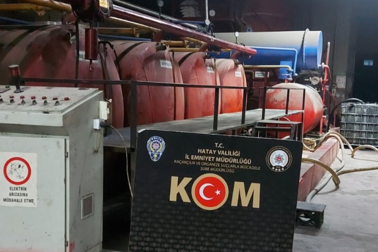 Hatay'da 97 bin 238 litre karışımlı akaryakıt ele geçirildi -