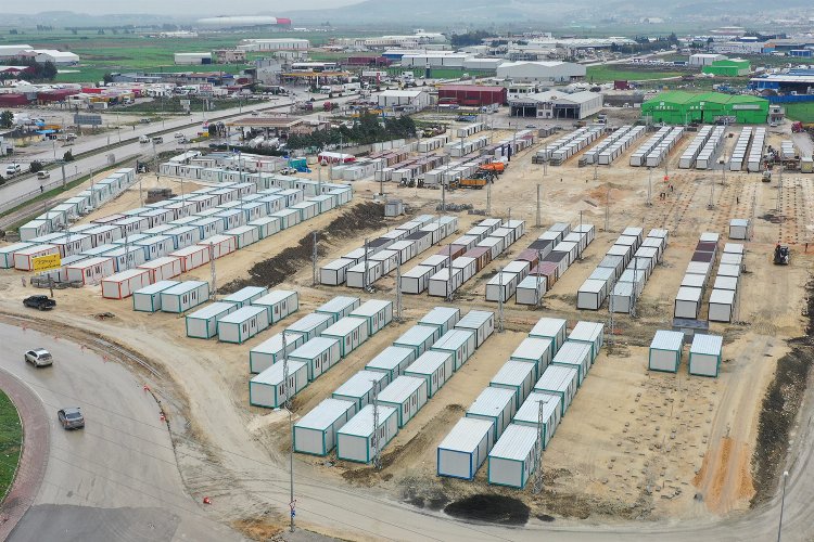 Hatay'da Konya'nın 349 konteyneri tamamlandı -