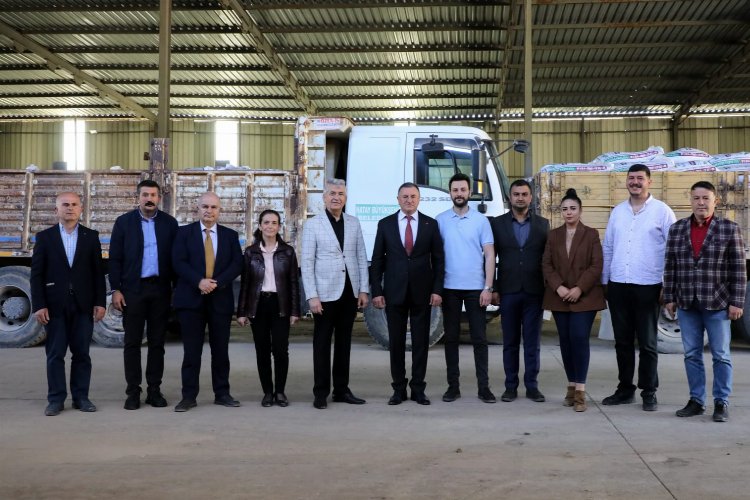 Hatay'da üreticiye 75 ton gübre desteği -