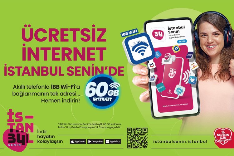 İBB Wi-Fi İstanbul Senin'de -