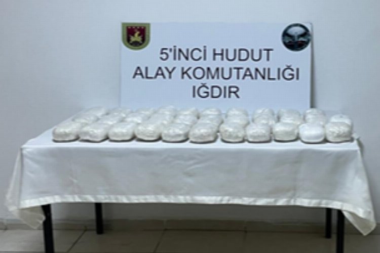 Iğdır hududunda 32 kilogram uyuşturucu madde ele geçirildi -