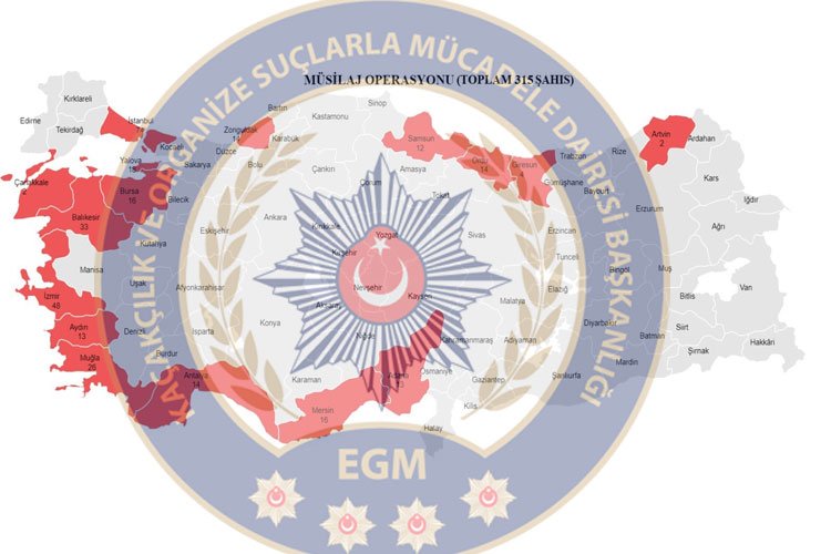 İçişleri'nden 'müsilaj' operasyonu... 230 gözaltı -
