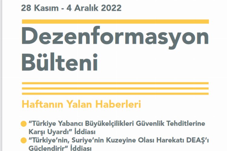 İletişim'den 9. Dezenformasyon Bülteni yayımlandı -