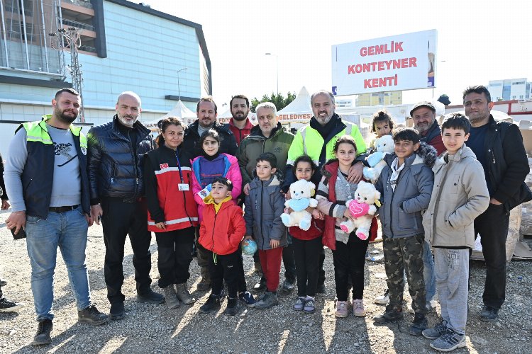 İskenderun'da konteynerler Gemlik'ten, altyapı Bursa Büyükşehir'den -