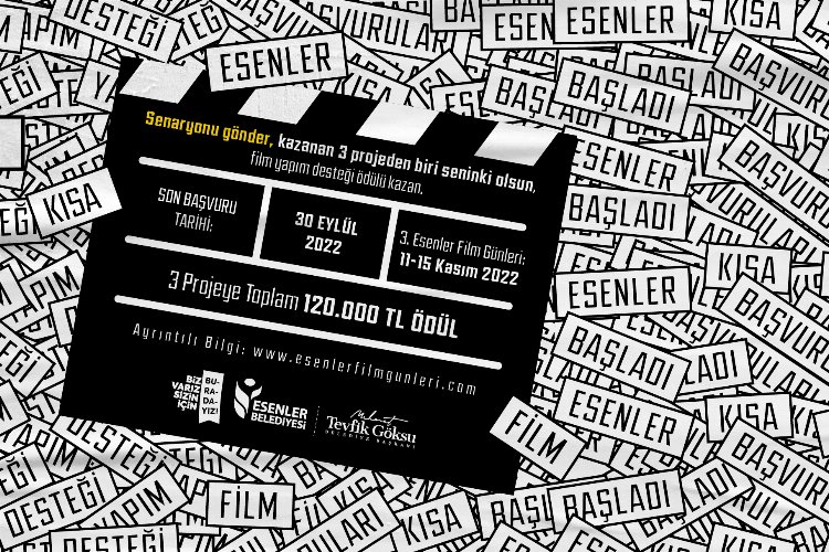 İstanbul Esenler'de 120 bin TL para ödüllü 'kısa film yapım desteği' -