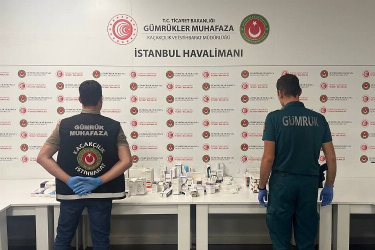 İstanbul Havalimanı’nda 27 milyonluk kaçak ilaç! -