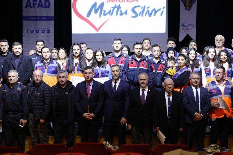İstanbul Silivri'de 145 Destek AFAD Gönüllüsü sertifikalandı -