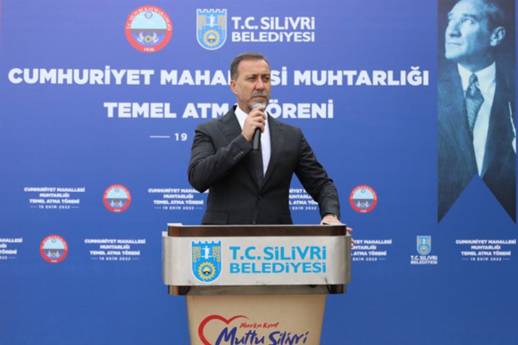 İstanbul Silivri'de yeni muhtarlığa temel atıldı -