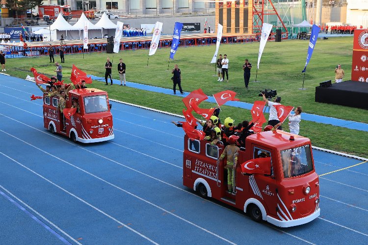 İtfaiyeciler Dünya Şampiyonası için İstanbul'da -