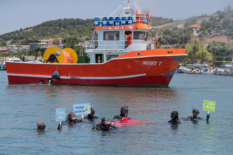 İzmir Aliağa'da 'deniz'den farkındalık -