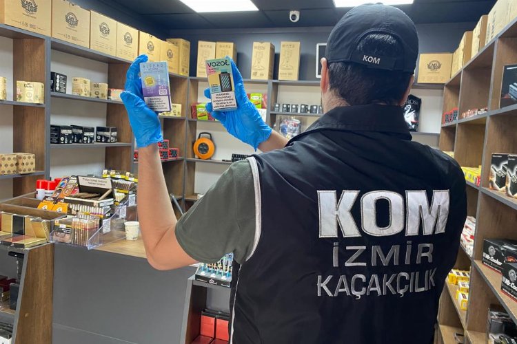 İzmir Emniyeti'nden tütün mamülleri kaçakcılığı operasyonu -