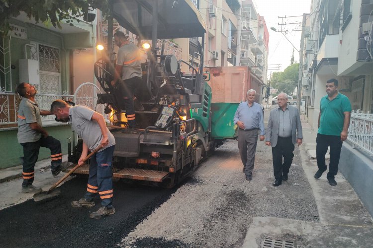 İzmir Karabağlar'da asfalt denetimi -