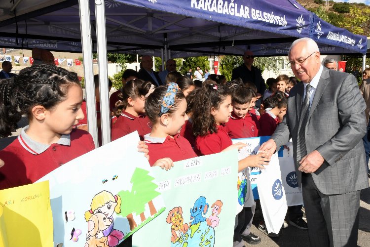 İzmir Karabağlar'da çocuklar örnek tesisi gezdi -