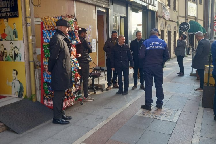İzmit Belediyesi haksız rekabete karşı esnafla kol kola -