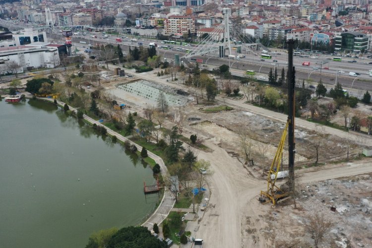 İzmit Millet Bahçesi şekillenmeye başlıyor -