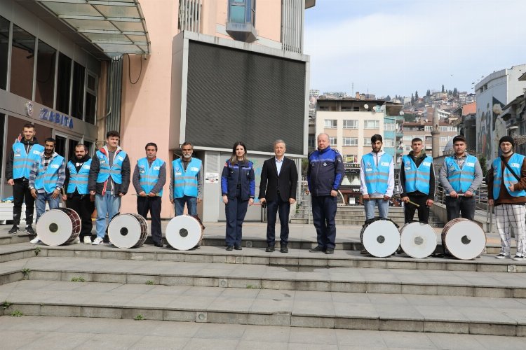 İzmit'te davulcular mesaiye hazır -