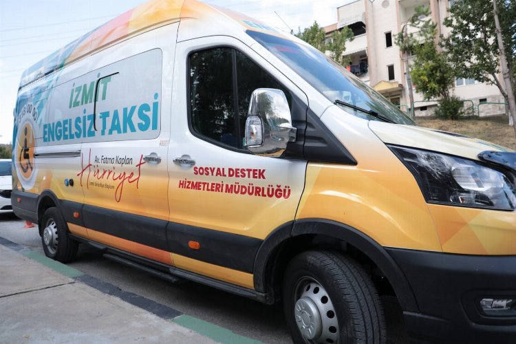 İzmit'te engelleri ortadan kaldıran 'taksi' -