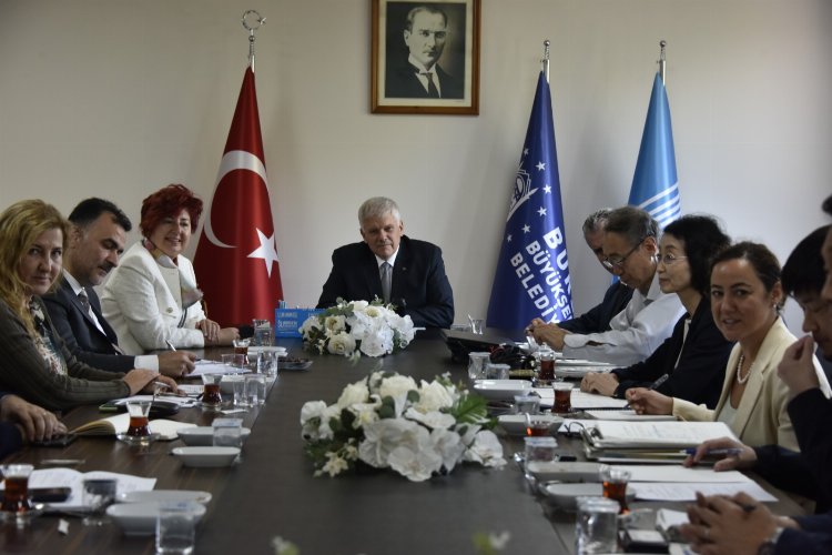 Japon heyetten BUSKİ'ye ziyaret -