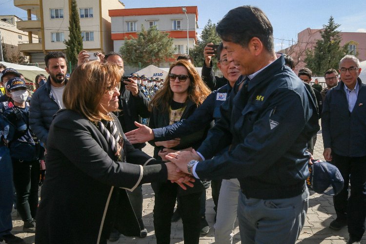 Japonya Dışişleri'nden Gaziantep'in 'sahra'sına ziyaret -
