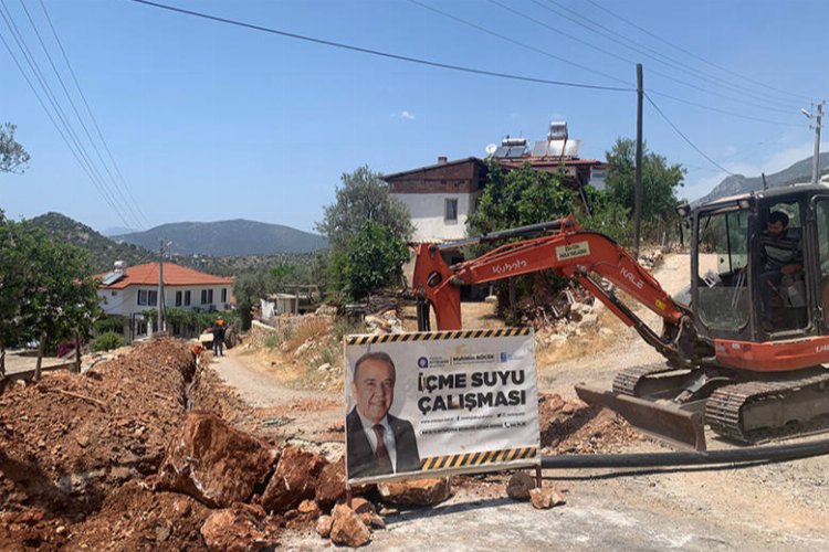 Kaş’ta içme suyu çalışmaları devam ediyor -