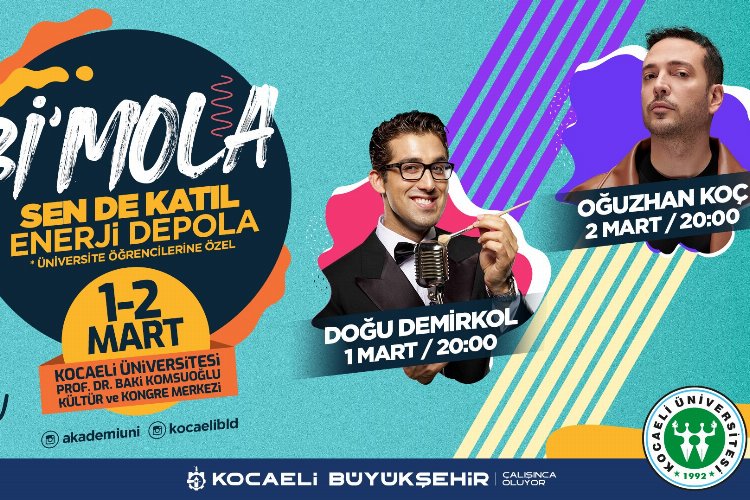 Kampüste Bi’ Mola günleri başlıyor -