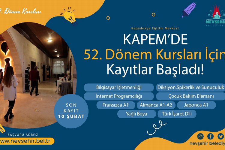 KAPEM'de yeni kayıtlar başladı -