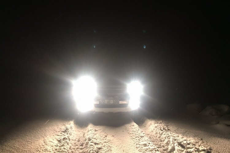 Kardan kapalı olan Sason'da hastaya 7 saatte ulaşıldı -