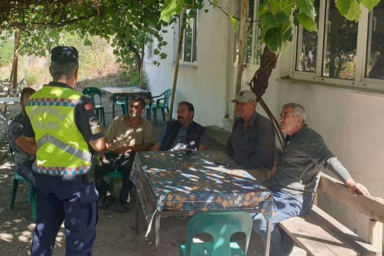 Karlıköy’de Jandarma'dan trafik eğitimi -