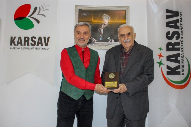 KARSAV'dan Gürkan Ertaç'a şükran plaketi -