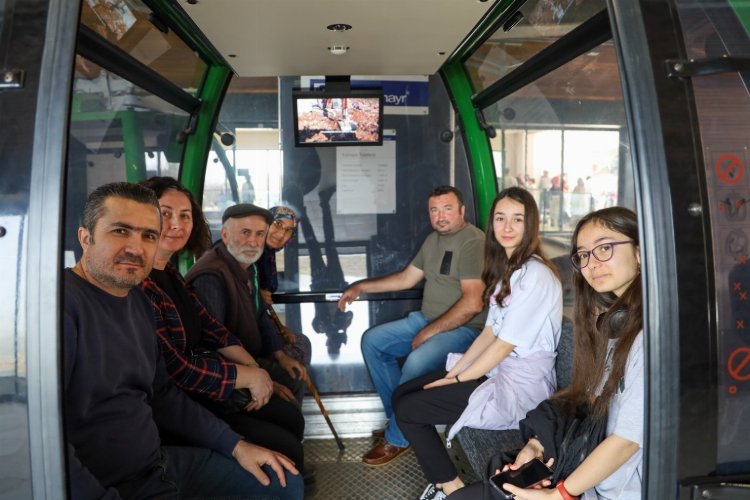 Kartepe Teleferiği 114 bin kişiyi zirveye taşıdı -