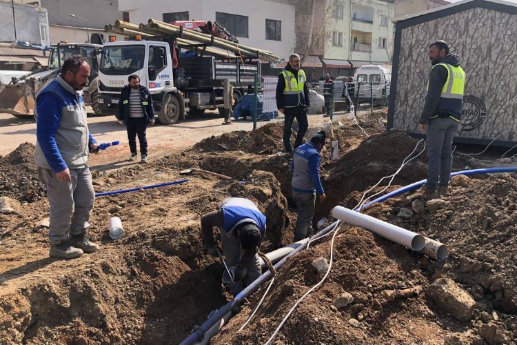 KASKİ'den Elbistan'a altyapı çalışması -