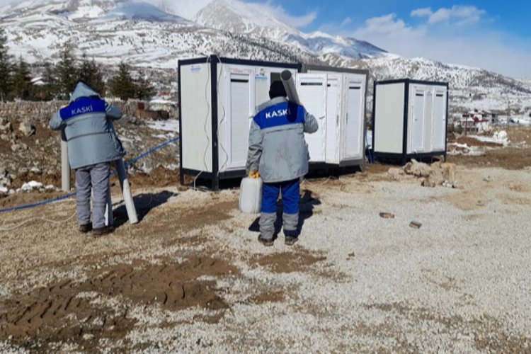 KASKİ'den Kahramanmaraş konteynır kent mesaisi -