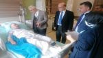 Kaymakamdan depremzedelere moral ziyareti