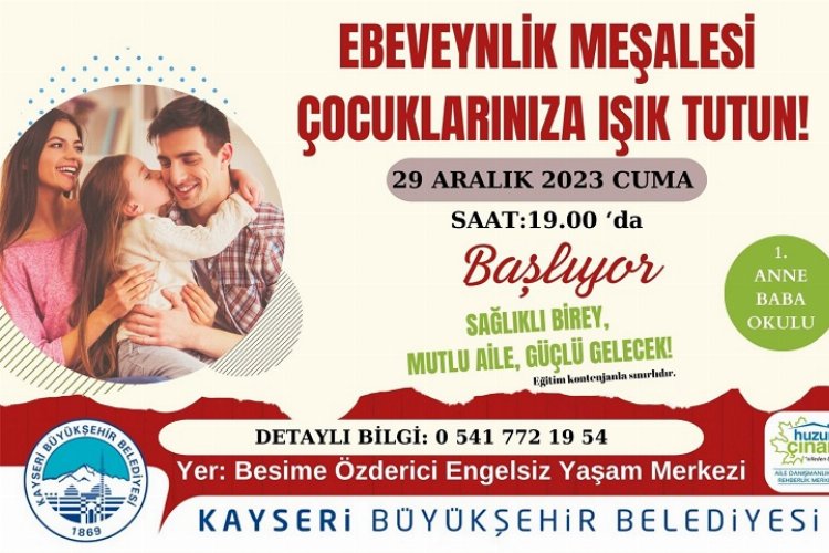 KAYMEK ebeveynlik meşalesini yaktı -
