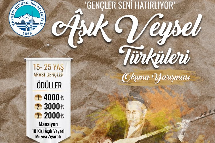 KAYMEK'ten Aşık Veysel yarışması -