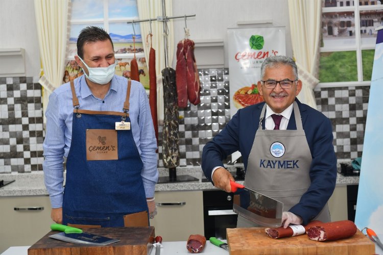 KAYMEK'ten pastırma doğrama kursu -