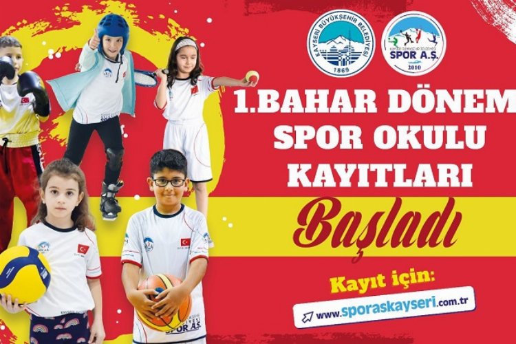 Kayseri Büyükşehir Belediyespor bahar kayıtlarına başladı -