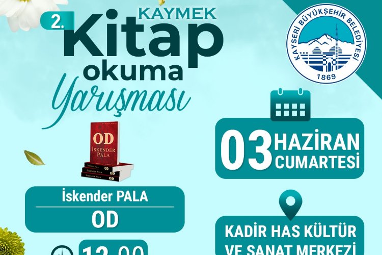 Kayseri Büyükşehir'den kitap okuma yarışması -