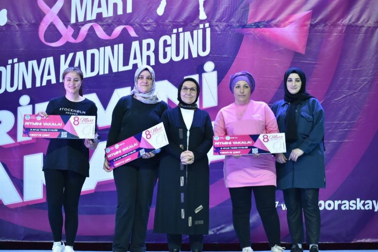 Kayseri Büyükşehir'den bin kadın sporseverle 